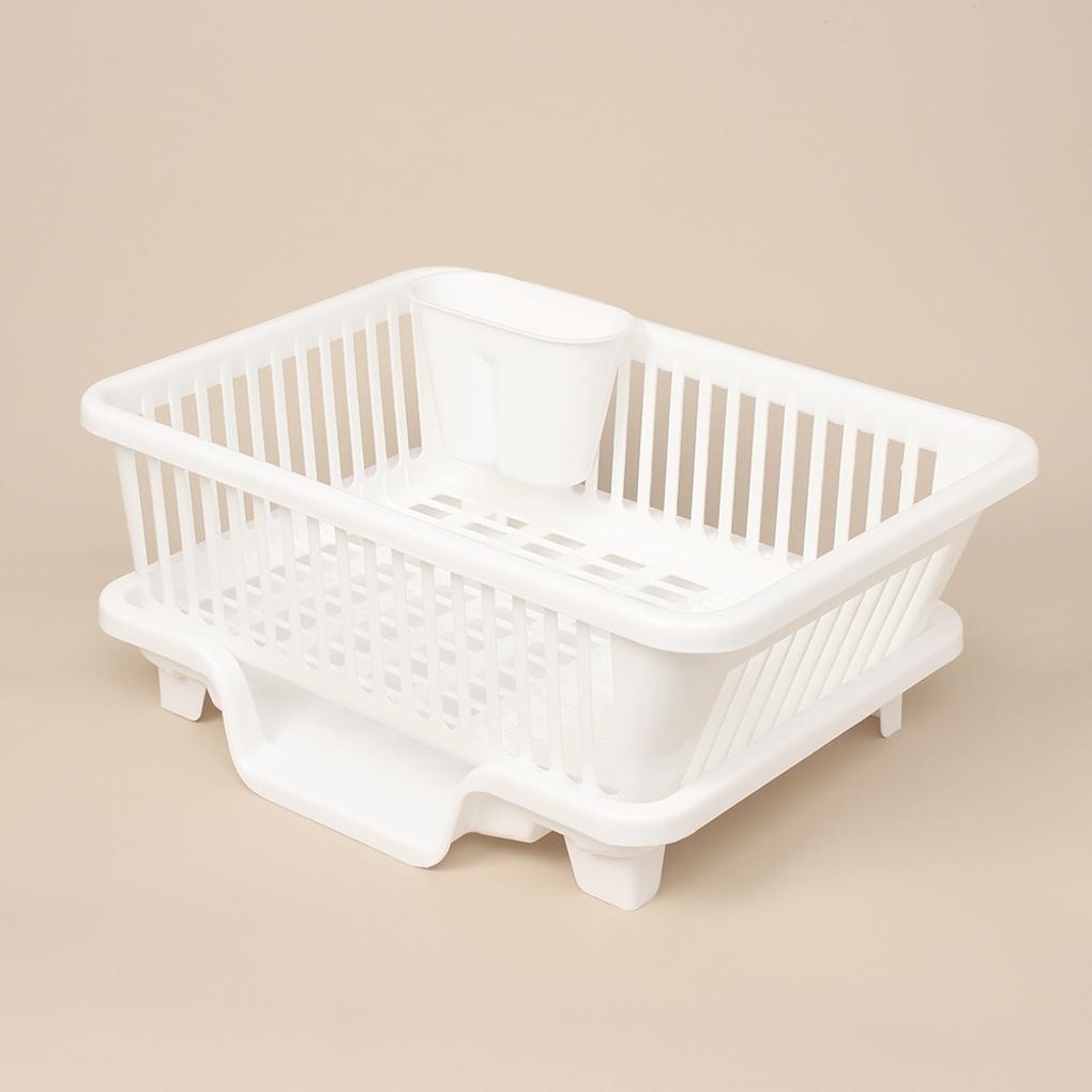 Draining Dish Drying Rack (Large) Plastic Kitchen Drying Rack