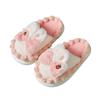 Fleece Children's Cotton Slippers Girls' Cotton Mop Thickened Warm and Non-slip Children's Slippers Indoor Autumn and Winter