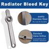 304 Stainless Steel Vent Key High Hardness Cross Keys Wrench Durable Bleed Wrench  Repair Tools