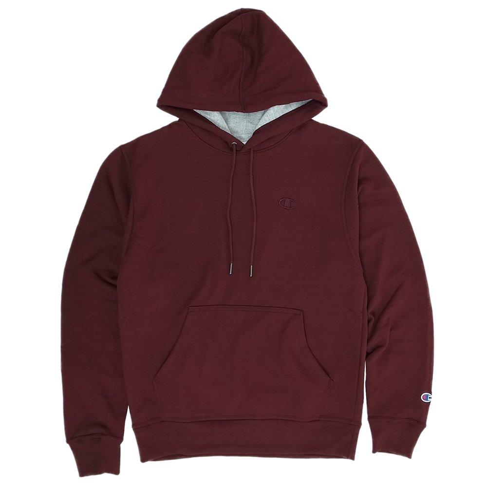 Champion Powerblend Pullover Sweat Powerblend Fleece Pullover S0889 Hoodie, Hoodie, (XL, Maroon) [Used]
