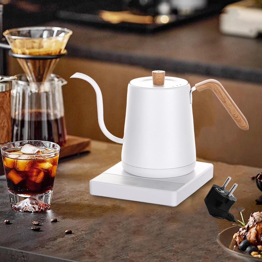 Electric Coffee Kettle 1000W Boiling Water for Camping Outdoor Picnic Black