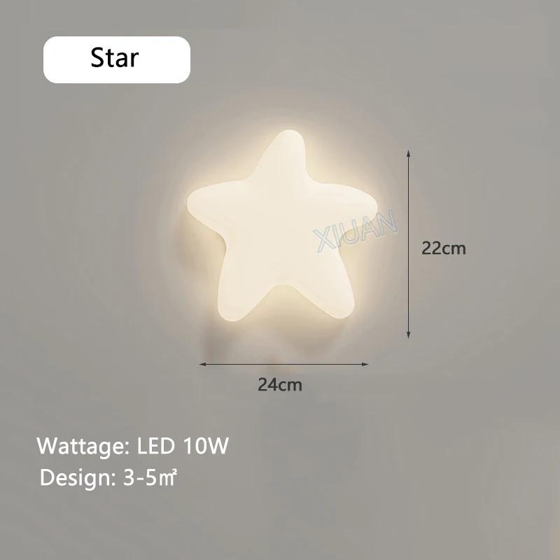 Nordic Creative White Clouds Sconce Wall Lamp Applicable To Room Decor Bedroom Decoration Bedside LED Lights Interior Lighting