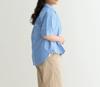 NANGA Spring Stripe Shirt WM Size BLU (Women's)