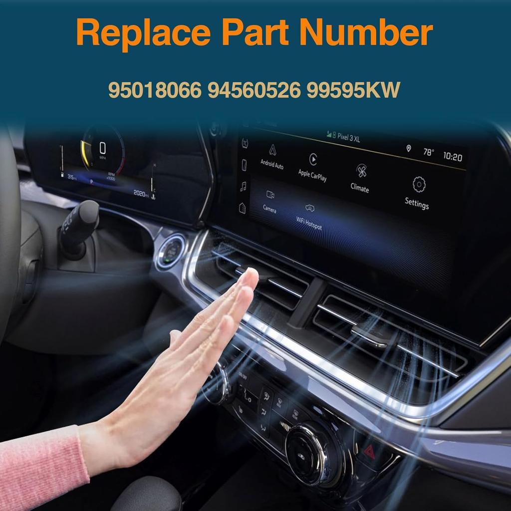 HVAC Blower Motor Resistor Kit AC Blower Control Module with 13 AWG Connector Wire Harness Compatible with Chevrolet Sonic 2012-2021 Spark 2013-2015