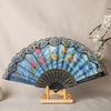 1Pc Plastic Folding Flower Crafts Floral Hand Dancing Spanish Style Wedding Party Decoration Lace Fan