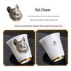 Chinese Zodiac Jade Porcelain Tea Cup