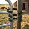 Einfaches Markumen-Schloss, einfacher Ranch-Torriegel, Türriegel mit Lasso-Seil-Schließe mit einzelnem Ring, Befestigung für Pferchezaun