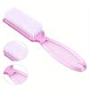3pcs Nail Brush Cleaning Remove Dust Powder Plastic Cleaner for Acrylic UV Gel Nails Art Manicure Nail Care Accessories