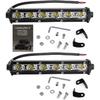 7 Inch Single Row Led Light Bar Pods - BEAMCORN Ultra-Slim 60W 10000 Lumens Waterproof Driving Fog Light Combo Flood Spot Lights For Trucks Off Road