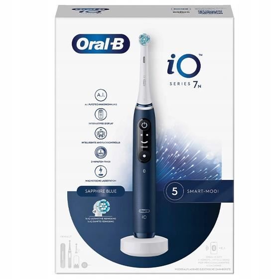 Brosse à dents électrique - Oral-B - iO Series 7N - Technologie intelligente - Protection gencives