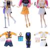 Handgefertigte 30cm Puppenkleidung 30cm Größe Puppe Lolita Kleid Mode Puppe Anzieh Kostüm Set