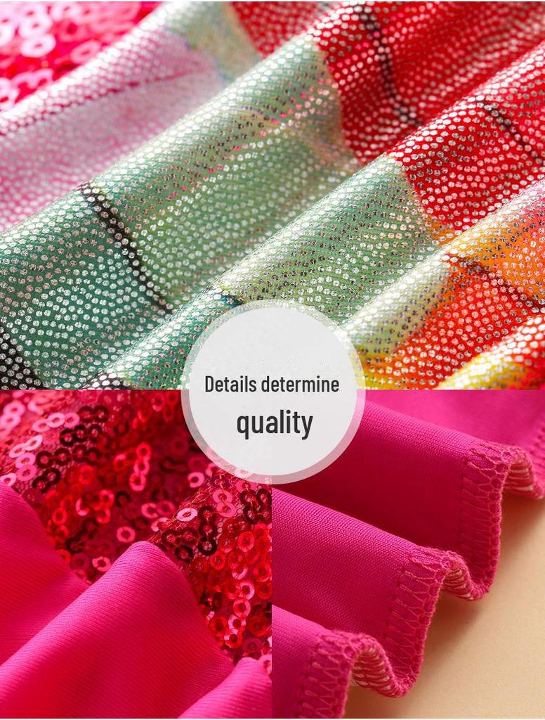 Summer Kids' Gymnastics, Dance, and Ballet Apparel: Girls' Performance and Exercise Outfits