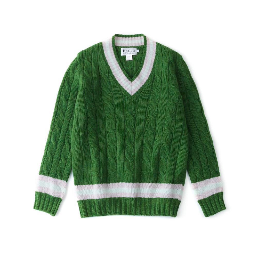 Tennis Boy Club Harleys Tennis Sweater Green Green/M