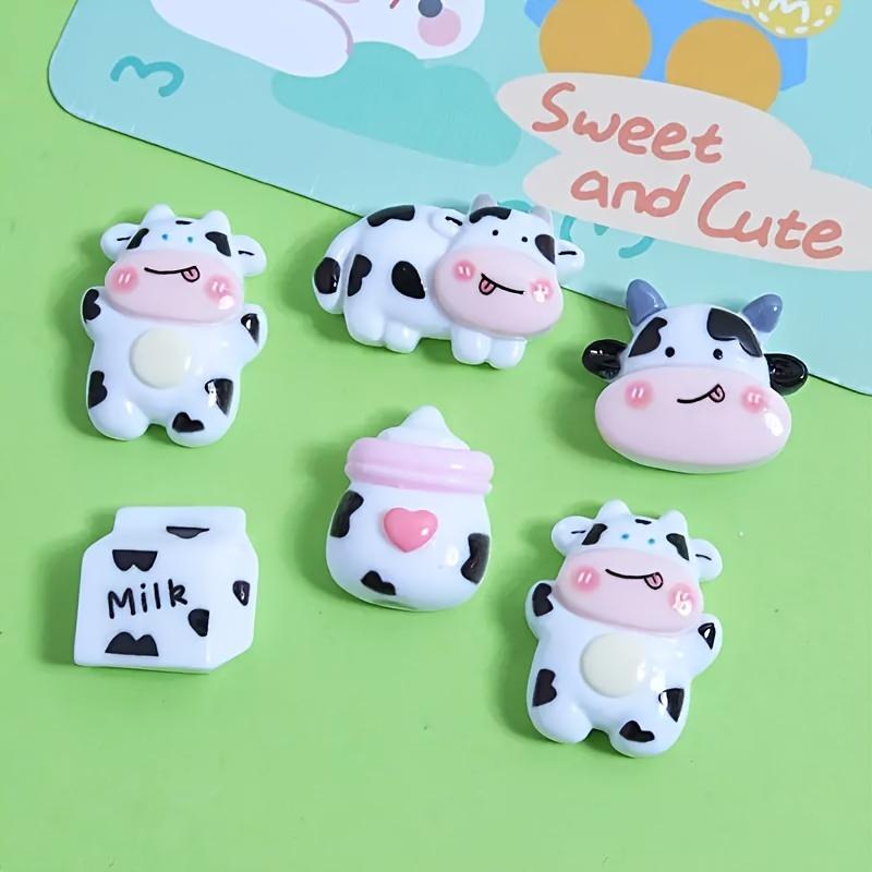 5-teiliges Set entzückender Cartoon-Kuh-Kühlschrankmagnete - Perfekt für Küchen- und Bürodekoration, Whiteboards, Spinde und Geschirrspüler