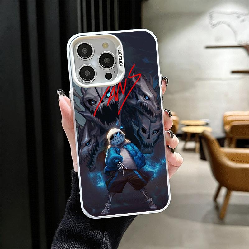 U-Undertale S-Sans Soft Phone Case for iPhone 15 16 17 Pro Max 17Air 16E 14 Plus 13 12 Mini Shockproof Cover Back Shell