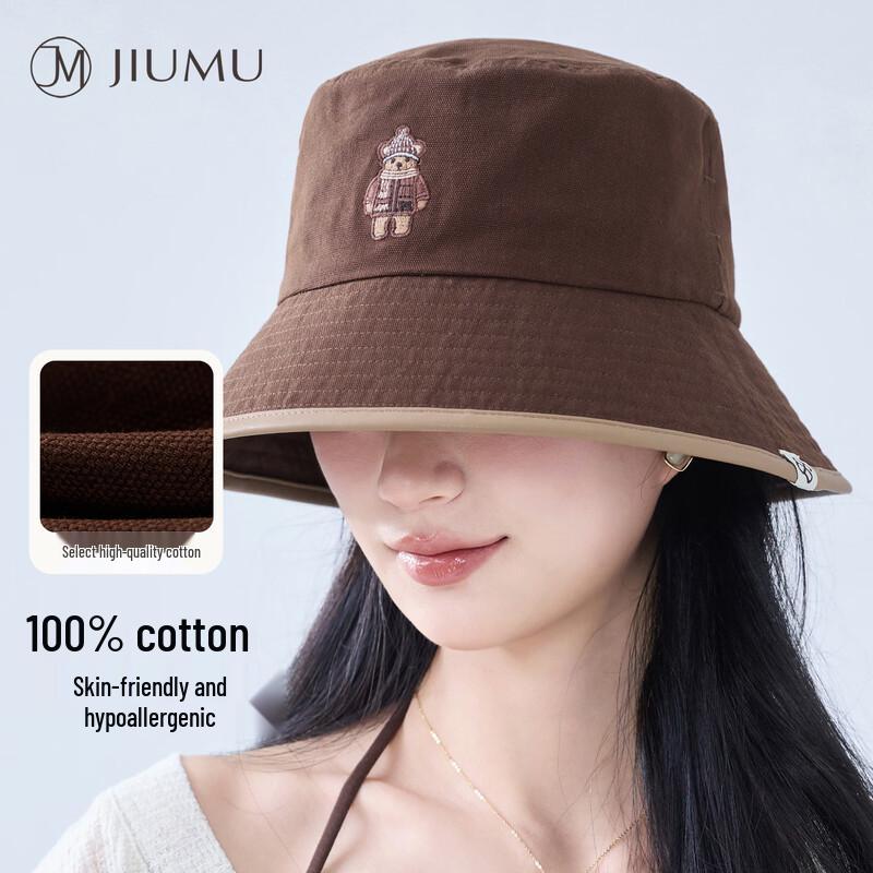 Женская солнцезащитная панама JIUMU из 100% хлопка
