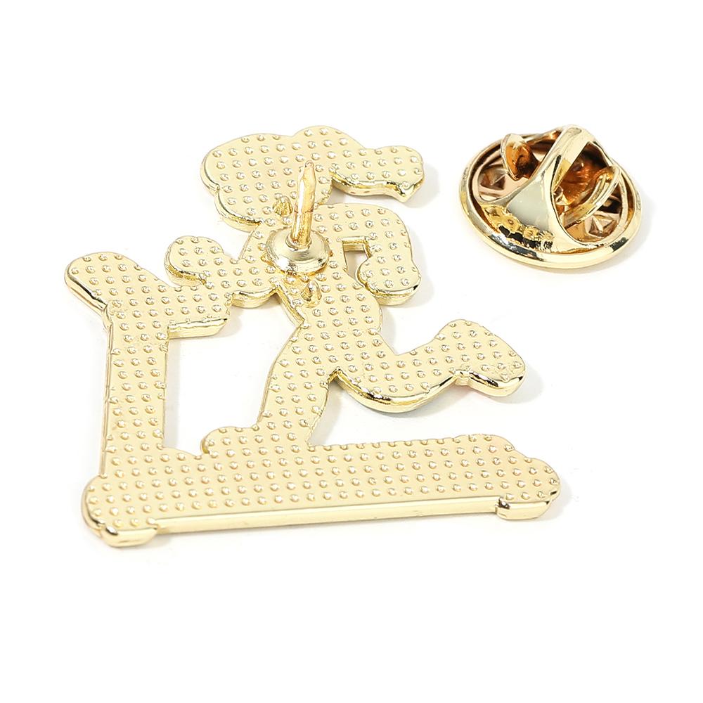 Funny Sporty Yoga Fitness Design Enamel Brooches Cute Treadmill Running Girl Women Golden Pins Health Clubs Badge