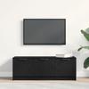 TV Stand in Black Oak Look 102 x 35 x 36.5 cm
