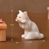 Resin Cats Kitten Miniature Figurine Micro Landscape Home Decor Fairy Garden Ornament Decoration Accessories