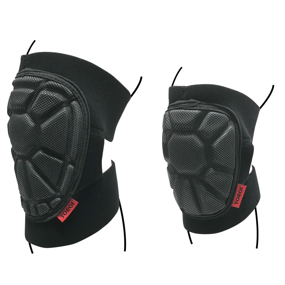 YOROI NJ KNEE AIRLY Knee Pad, YOROI Black Knee Protector/Supporter/Knee Guard YR073A (M-L)