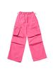 ASIF CALIE Parachute Cargo Pants Pink