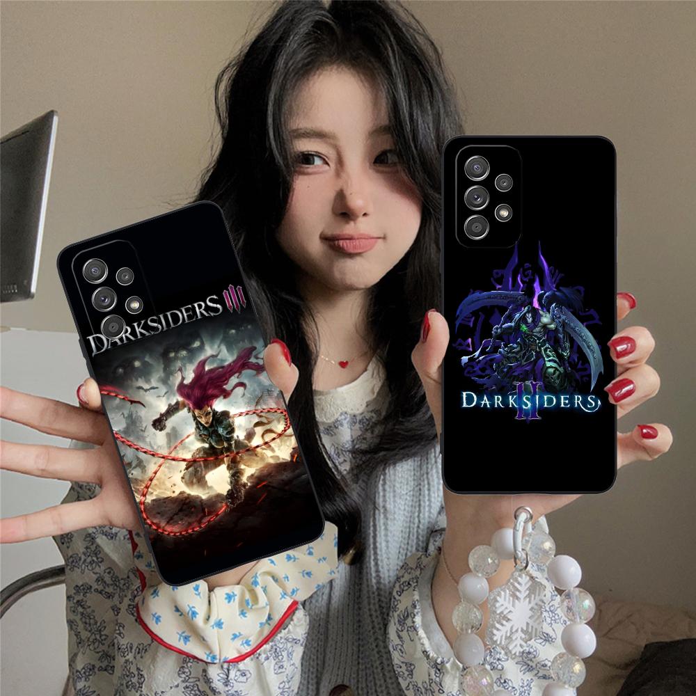 Coque de téléphone portable Darksiders pour Samsung Galaxy M55 54 42 35 34 33 32 23 22 15 14 13 12 F55 5G Couverture Colorée Luxe Jolie