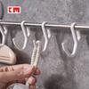 Modern Abs Adhesive Hook Wall Mount With Heavy Duty Load Capacity For Bathroom And Kitchen Use