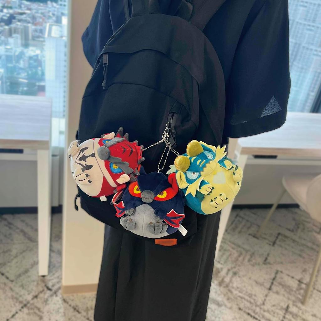 Capcom Monster Hunter Fuwatama Plush Toy Mini Rathalos H120 X W120 X D130mm Made of Polyester Approx.