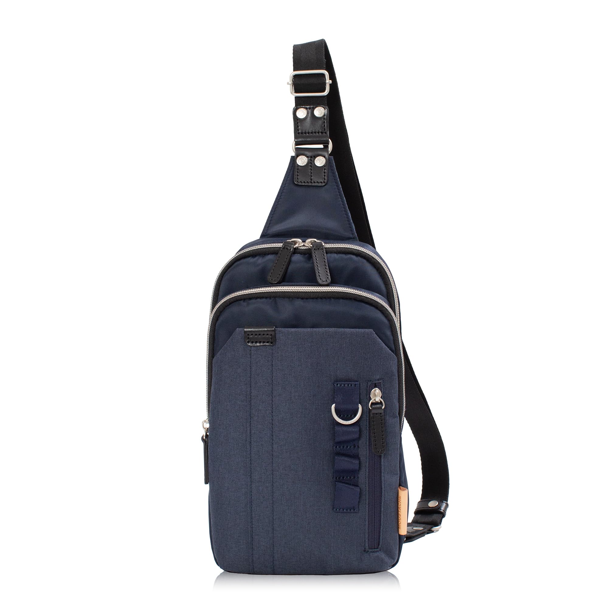

Moustache Lightweight Polyester Body A5 Bag, Size, BET-0341 (Navy)