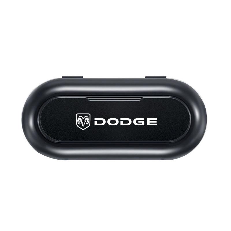

Car Sun Visor Glasses Storage Box Holder Organizer Car Styling for Dodge Caliber SXT DART Journey Challenger RAM Charger Avengr Accessories
