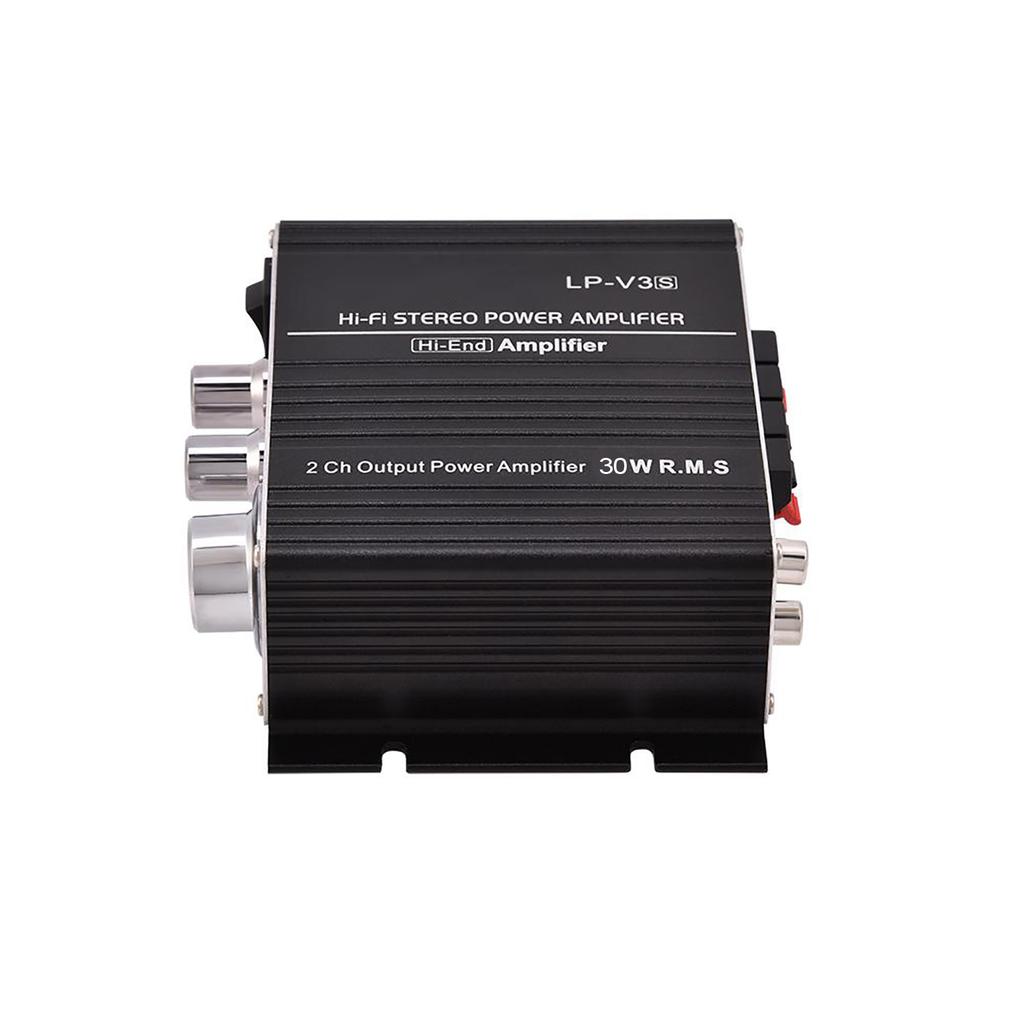 2 Channel HiFi Stereo Auto Car   Power Amplifier Digital Amp Silver