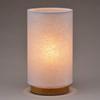 Ohm Electric Table Lamp, Japanese-Style Stand, Cylindrical Type, [Product Number] 06-1394 TT-WN10AW, White