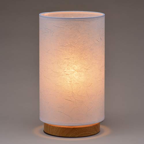 Ohm Electric Table Lamp, Japanese-Style Stand, Cylindrical Type, [Product Number] 06-1394 TT-WN10AW, White