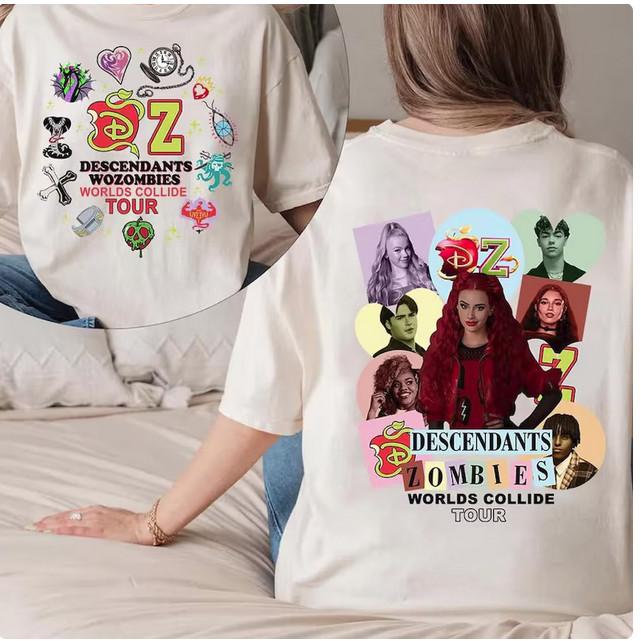World Tour Girl Group Concert T-shirt Zombies Movies Shirt Summer Music 2026 XXL