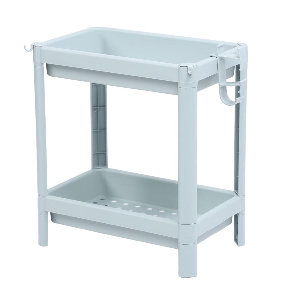 Bathroom Floor Storage Shelf Bathroom Storage Open Shelf Unit Freestanding Corner Rack Shelves Storage Rack Nordic Blue