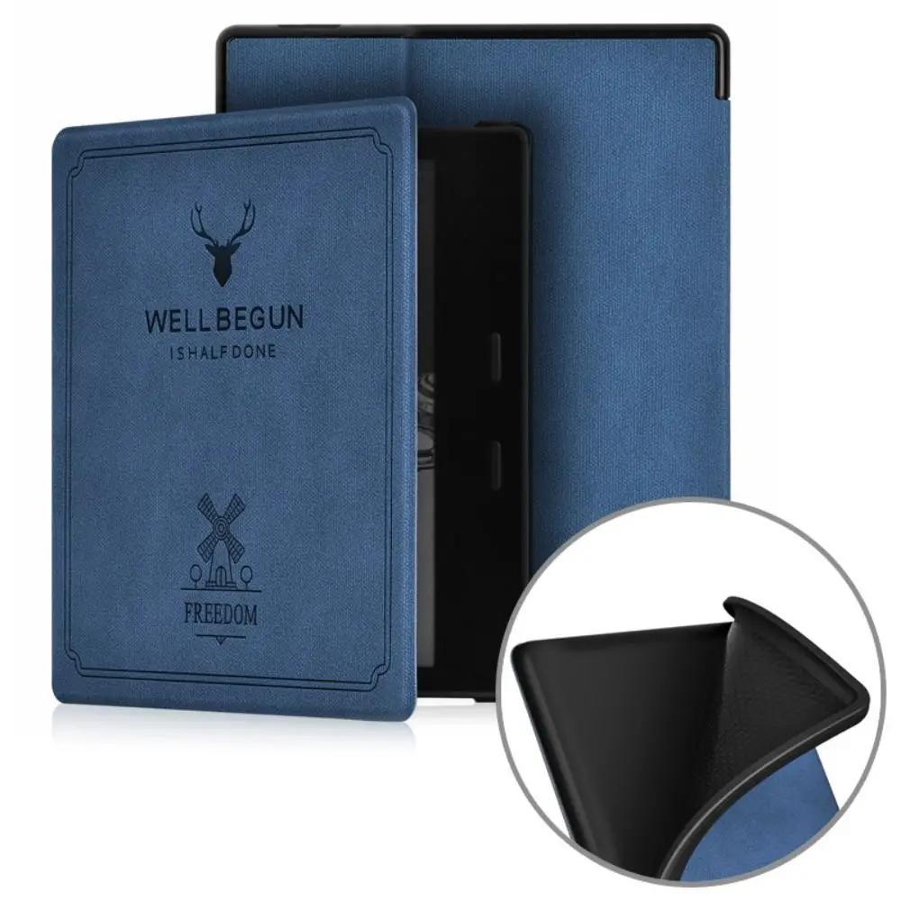Amazon Kindle Oasis 2/3 Akıllı Kılıf PU Deri 7 İnç E-Kitap Okuyucu Folio Kılıf Otomatik Uyku Koruyucu Kabuk 9/10. Nesil Funda