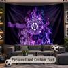 Austria Wien FC Personalized Tapestry Support Custom Name, Wall Art Home Decoration