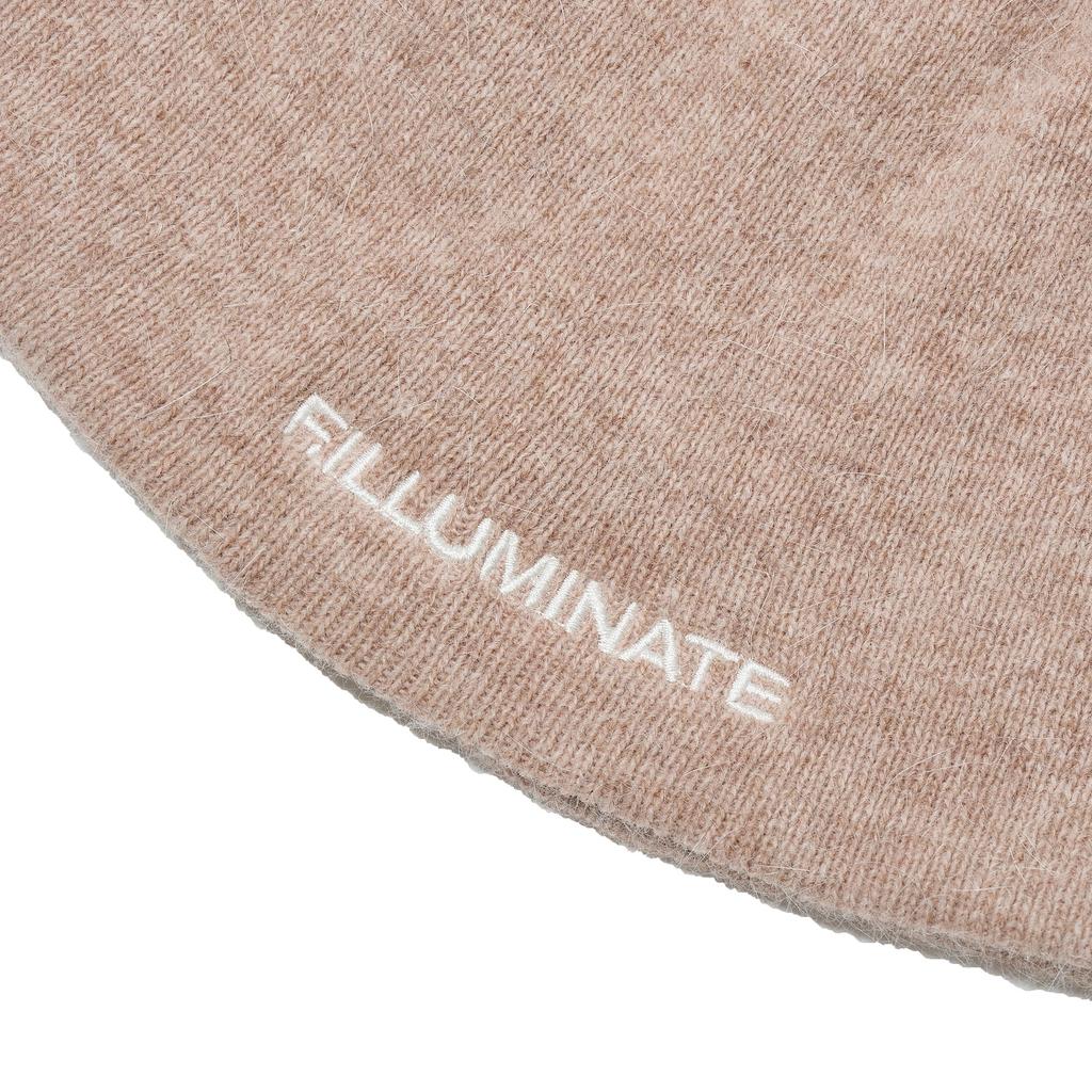 FILLUMINATE Hairy Logo Beanie-Pink