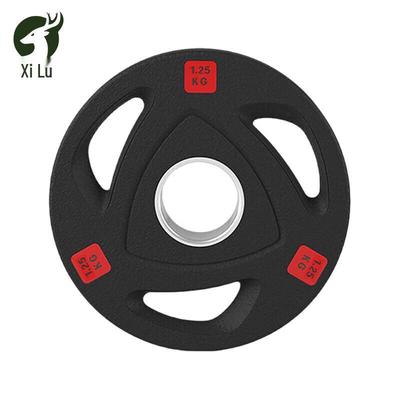 Rubber Coated Cast Iron Barbell Plate