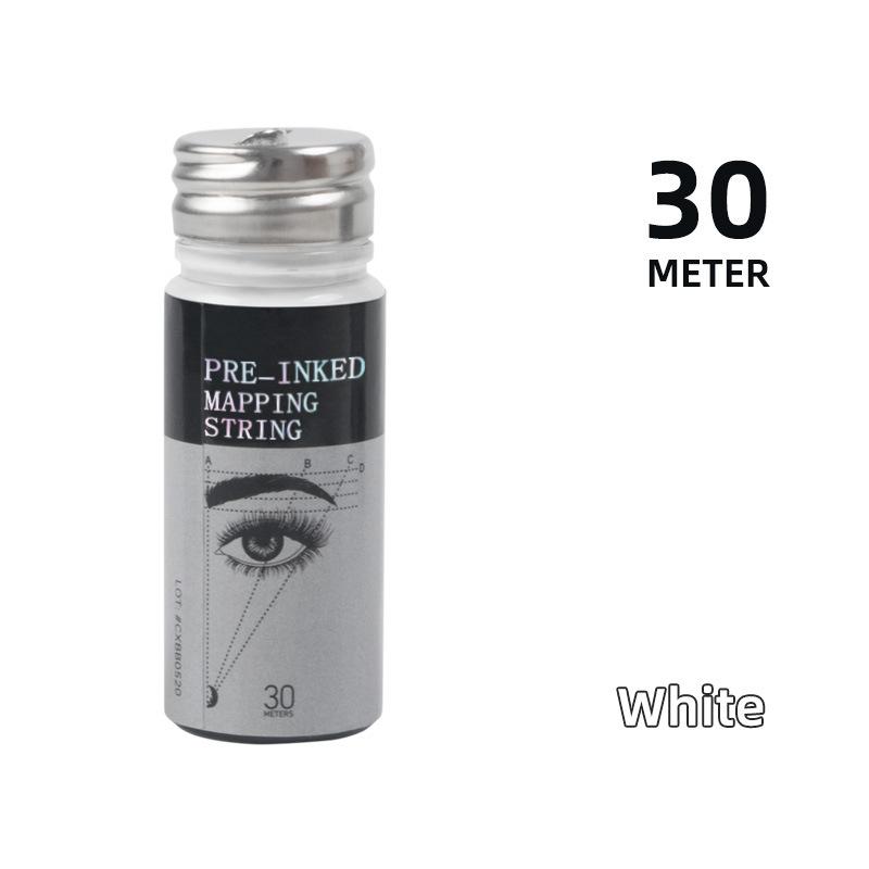 Pre-Inked Mapping String 30m Eyebrow Makeup Dyingliner Thread Microblading Semi-permanent Positioning Measurement Tattoo Tools