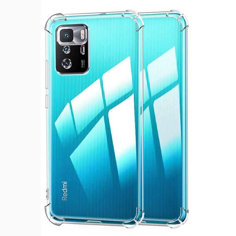 Compatible Redmi Note Phone Case Airbag Transparent (Note 15/14/13/12/11/10/9/8/7/6/Pro/+)