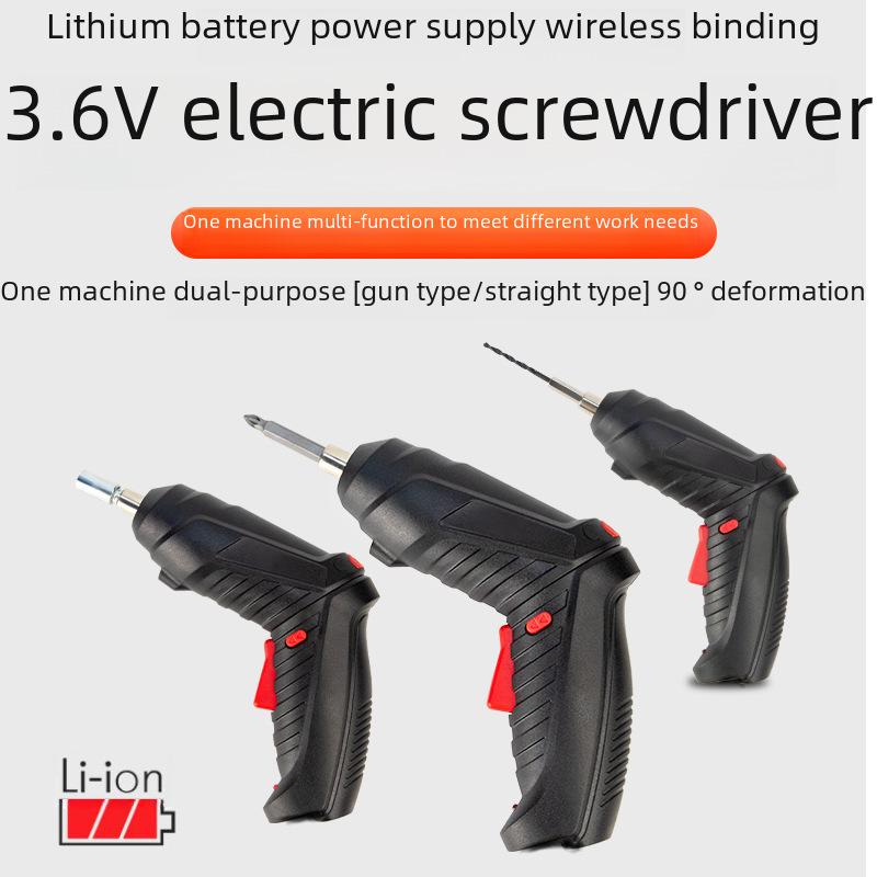 Rechargeable Mini Electric Screwdriver & Hand Drill Set