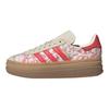 Liberty London X Adidas  Gazelle Bold Kazusa Pattern Women Sneakers Cream Cloud-White Cream-White JR8885