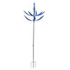 Wind Spinners for Garden Iron Windmill Sculptures 360 Degree Rotation for Outdoor Yard Lawn Garden Decor Blue