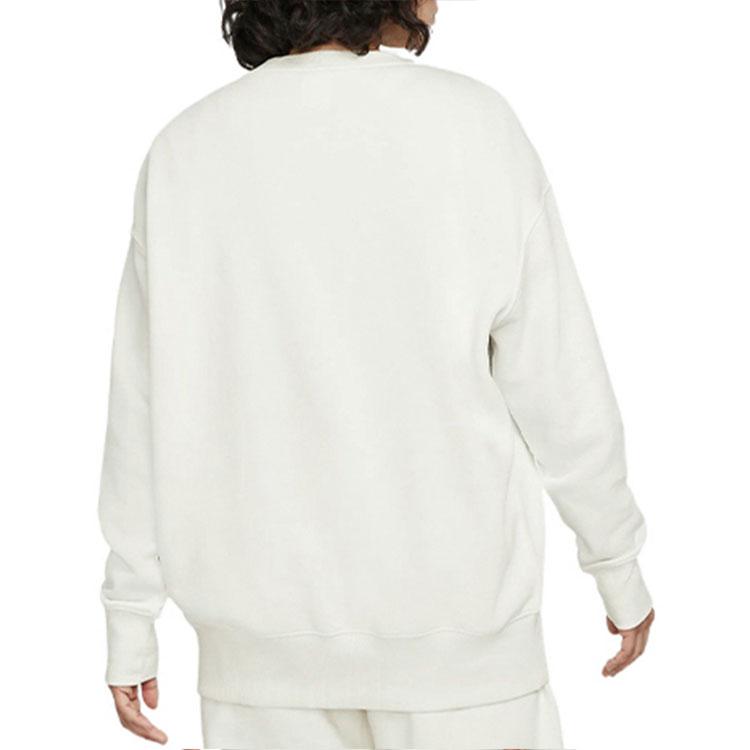 Nike Logo Embroidered Oversized Crewneck Sweatshirt DQ5734-133