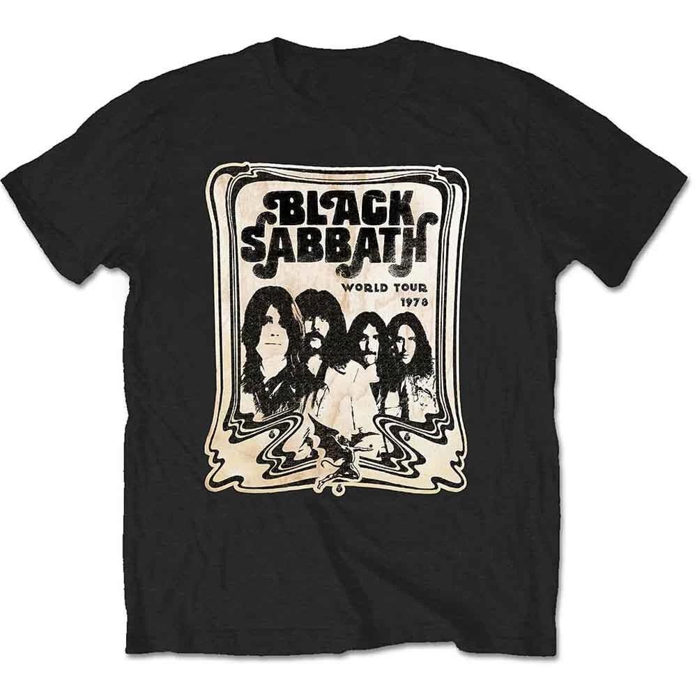 

Black Sabbath World Tour 1978 Black T shirt - NEW XL