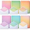 Paper Junkie Letter Writing Stationery Paper & Envelopes Set - 6 Watercolor Gradient Designs, 60 Lined Sheets & 30 Envelopes (10.25 X 7.25 In)