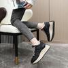 Baskets d'hiver chaudes imperméables antidérapantes à lacets chaussures décontractées femmes mode extérieur chaussures de marche confortables femme