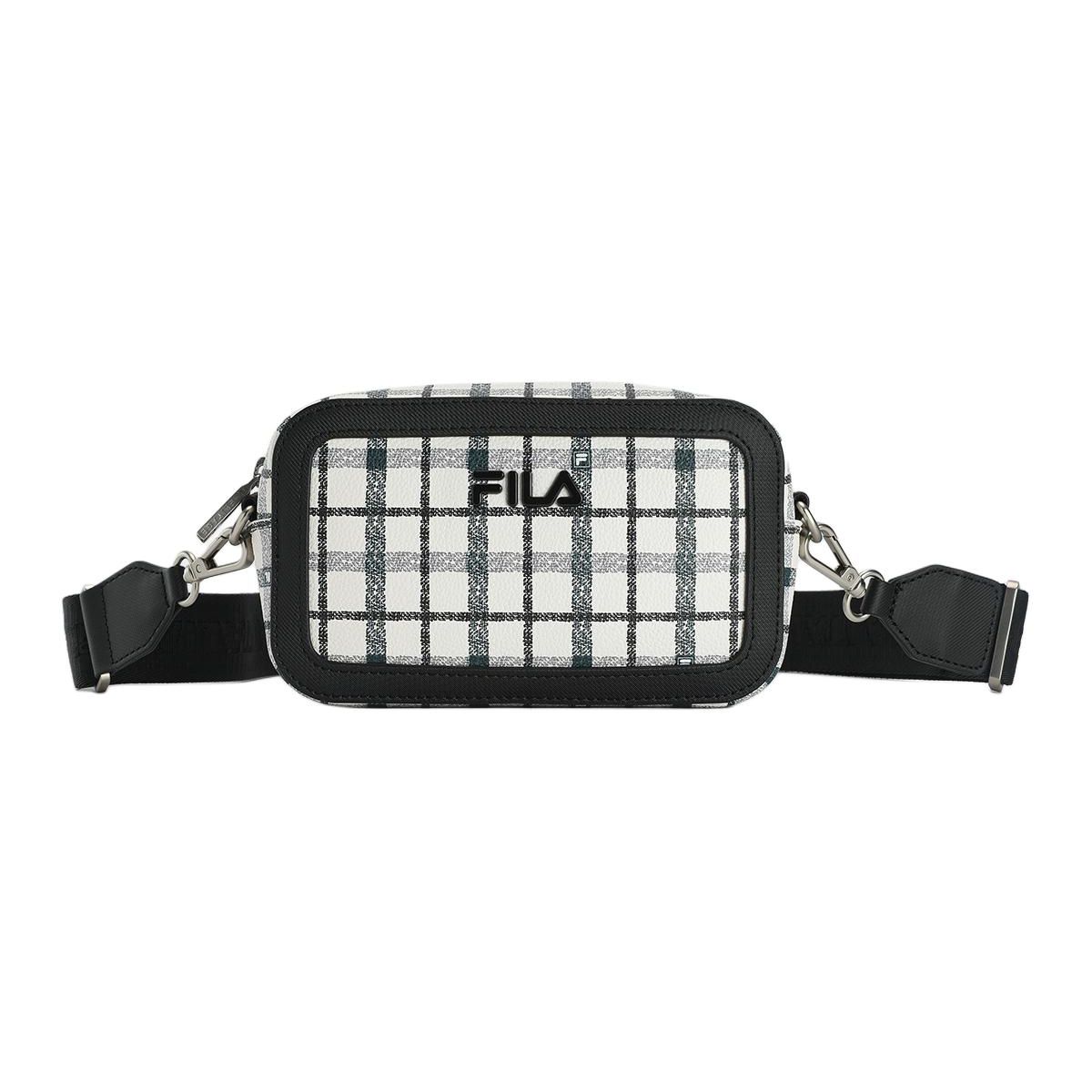 FILA Classic Business Polyurethane Shoulder Crossbody Bag Mini Women bags Steam-White F13W411161FIV Steam White,Extra Small