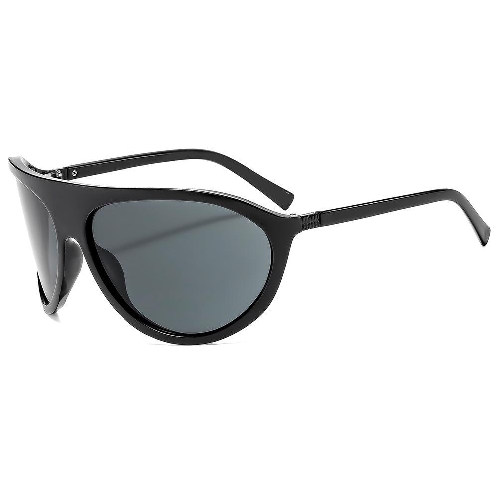 Premium sunglasses female fashionable spice girl style new sunglasses cycling glasses driving sunglasses concave shape